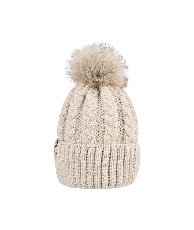 Megzta vaikiška beanie kepurė su bumbulu Capucino 921 2