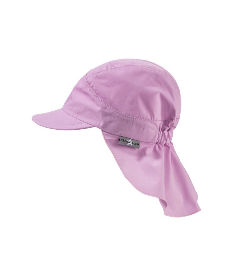 Vasarinė kepurė vaikams su kaklo apsauga One colour 767 Rausva 3