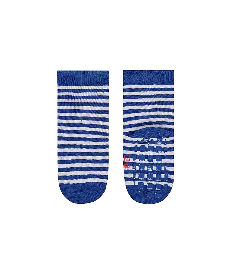 Neslystančios kojinės vaikams guminiu paduku Raudonas krabas,  2 poros (18-26 dydžiai) Vandenyno mėlyna 308 3