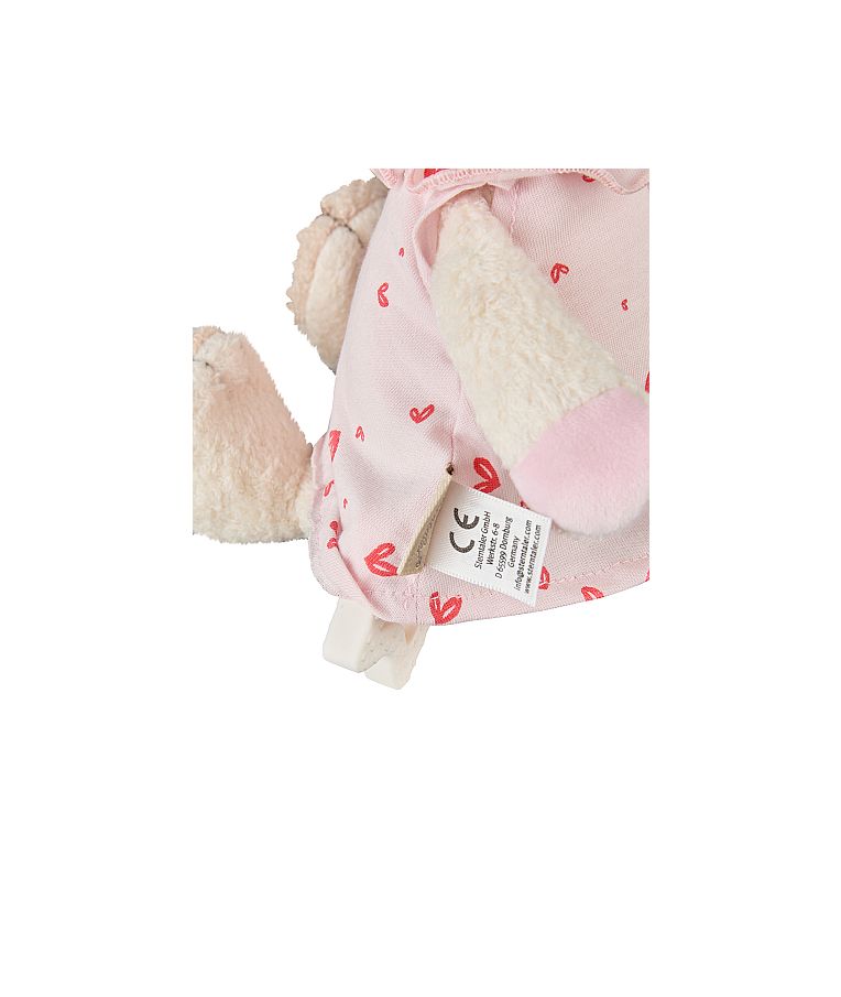 Mink&scaron;tas muzikinis žaislas Me&scaron;kutė Betty, 24 cm Perlo balta 903 6