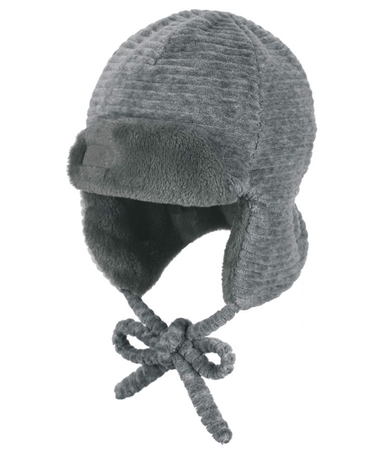 Medkirčio tipo kepurė su pašiltinimu Agato pilka 566 1