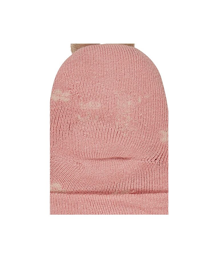 Frotinės kojinės su bar&scaron;kučiu Zuikis Rožinė 748 4