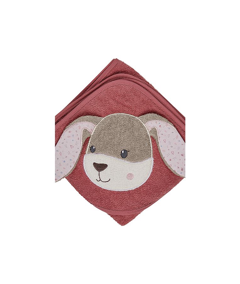 Rank&scaron;luostis su gobtuvu Hanni, 100x100 cm. Tamsiai rausva 737 4