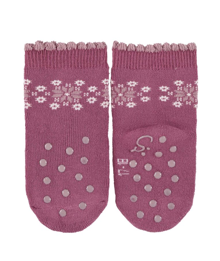 Frotinės ropojimo kojinės vaikams Meškutė, 2 poros (18-22 dydžiai) Švelniai violetinė 600 3