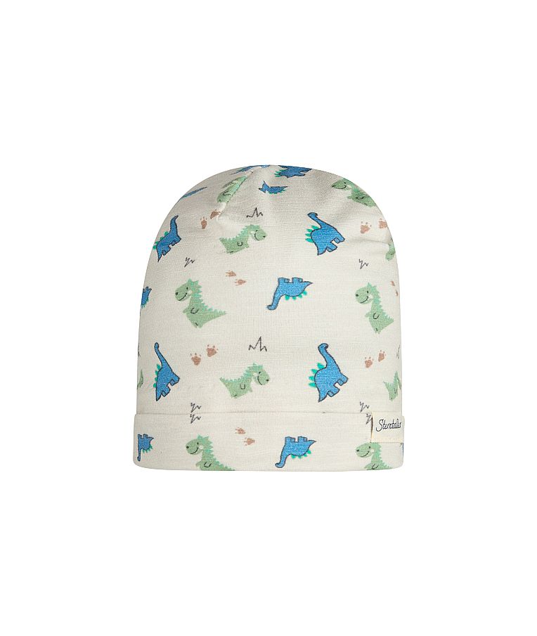 Beanie kepurė vaikams Dinozauriukai &Scaron;velni kreminė 935 2