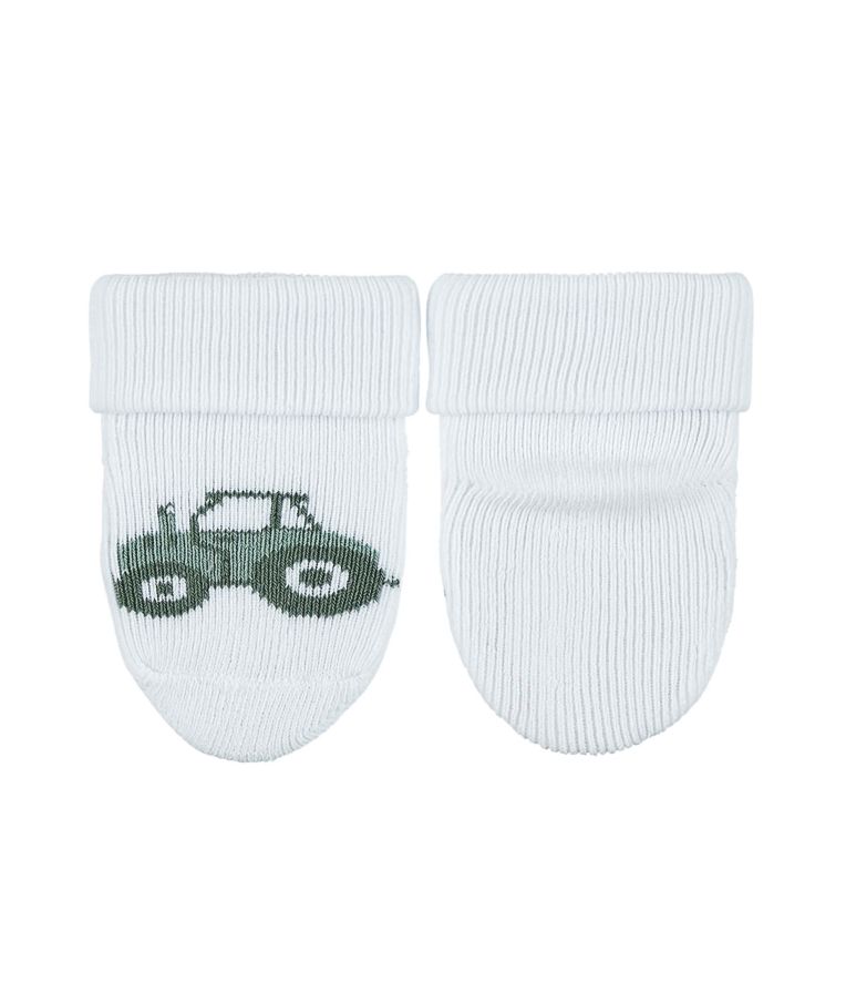 Frotinės kojinės kūdikiams Auto 3 poros Skaisti balta 500 3