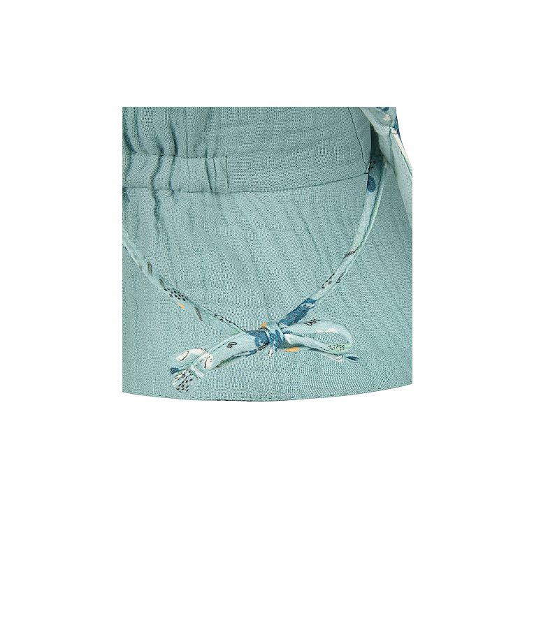 Vaiki&scaron;ka kepurė su kaklo apsauga Dino parkas Pastelinė turkio melsva 400 4