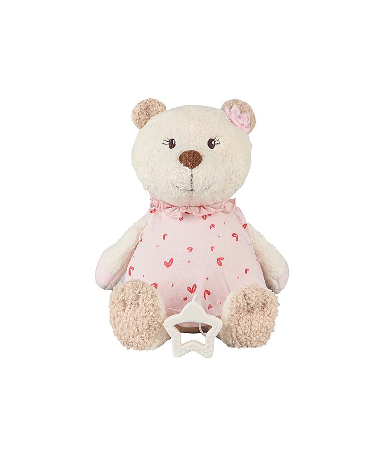 Mink&scaron;tas muzikinis žaislas Me&scaron;kutė Betty, 29 cm Perlo balta 903 5