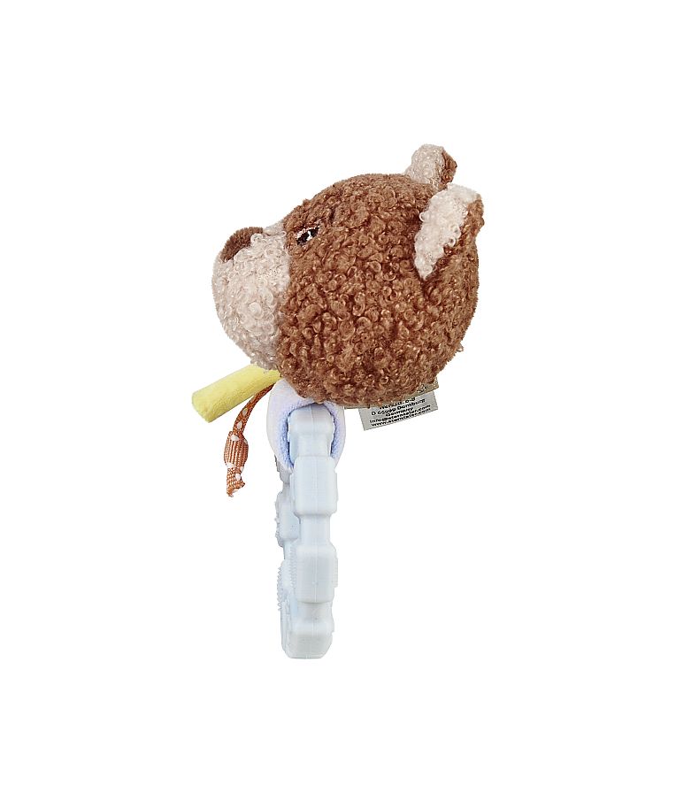 Kūdikių kramtukas - guminis žiedas Me&scaron;kutis Bob, 13 cm &Scaron;velni melsva 398 3
