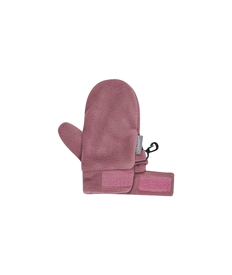 Kum&scaron;tinės pir&scaron;tinės vaikams, dvigubo mikrofliso &Scaron;viesiai rožinė 739 5