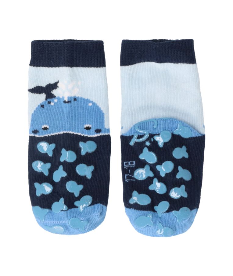 Ropojimo kojinės vaikams Banginis, 2 poros (18-22 dydžiai) Tamsiai mėlyna 300 4