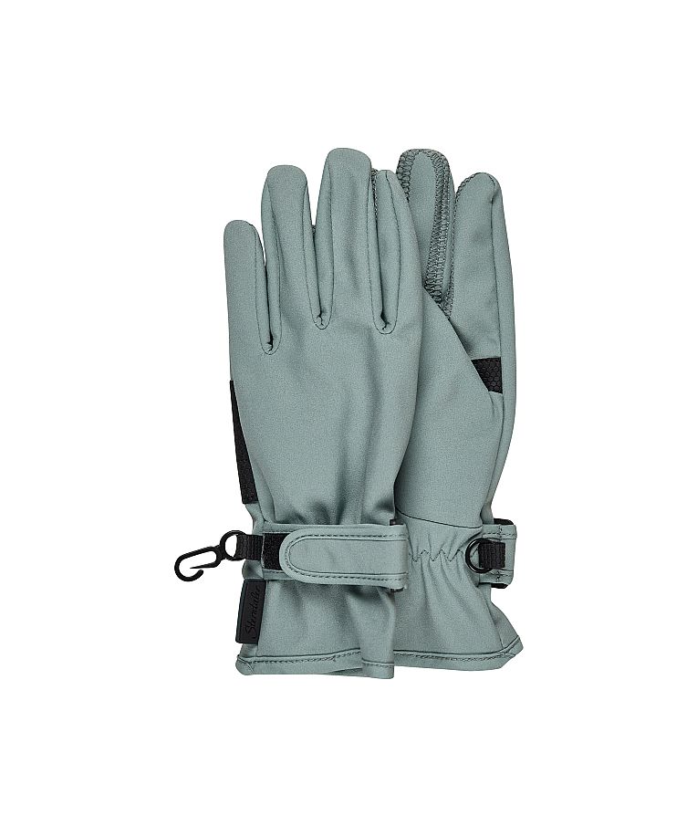 Softshell vaiki&scaron;kos pir&scaron;tinės, pir&scaron;tuotos Žalia 270 1
