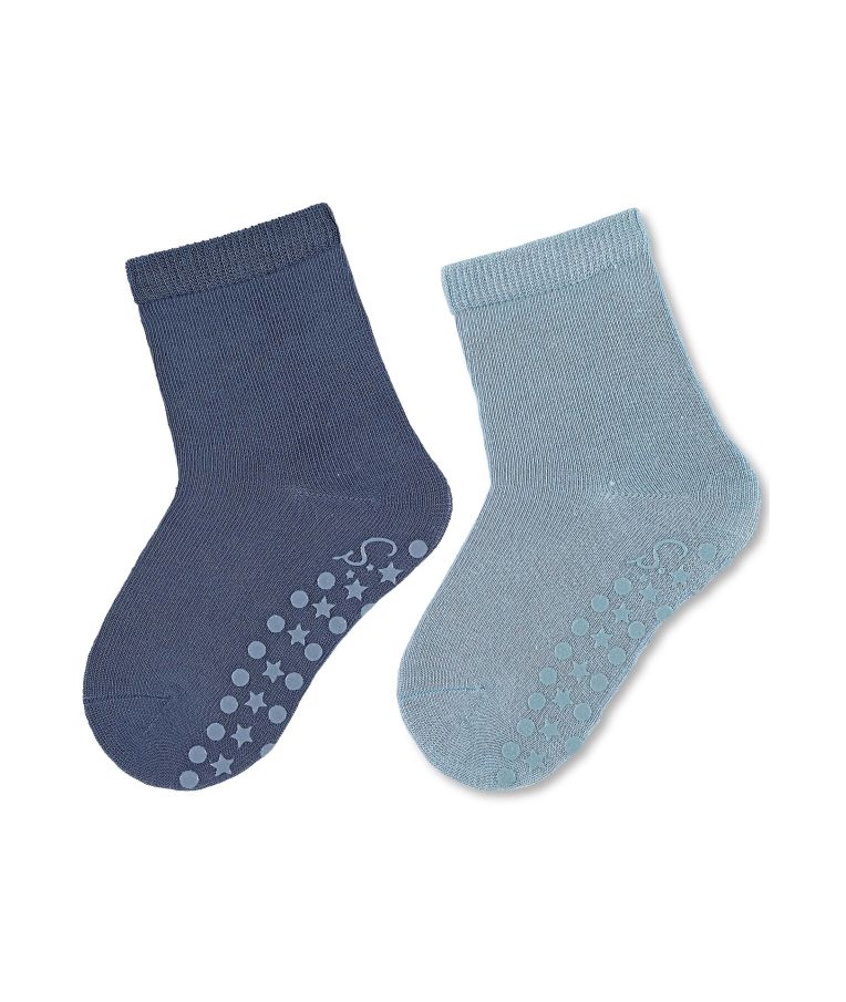 Neslystančios kojinės vaikams Pastelinės, SUN,  2 poros (18-26 dydžiai) Mėlyna 355 1