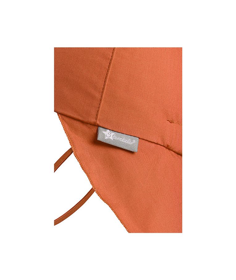 Vasarinė kepurė vaikams su kaklo apsauga ir raišteliais One colour Ruda 865 3