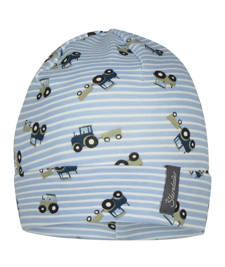 Vaiki&scaron;ka beanie kepurė &bdquo;Traktoriukas Dangaus melsvumas 313 2
