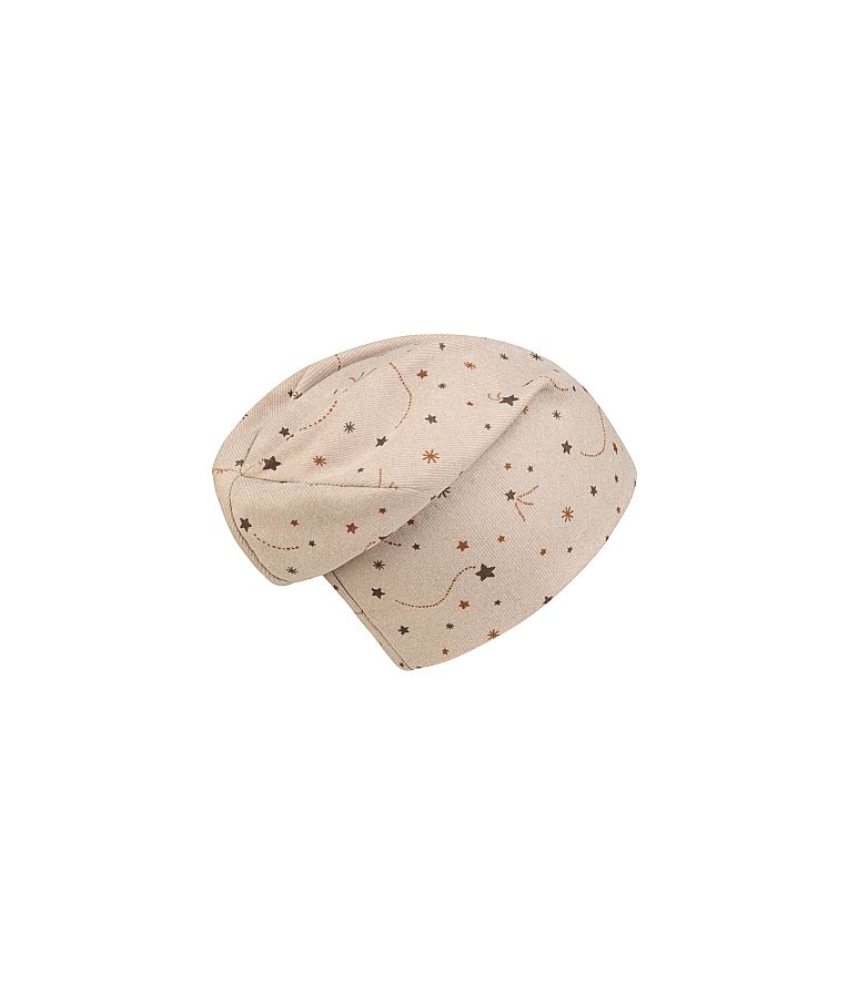 Vaiki&scaron;ka beanie kepurė Žvaigždutės &Scaron;velni kreminė 935 2