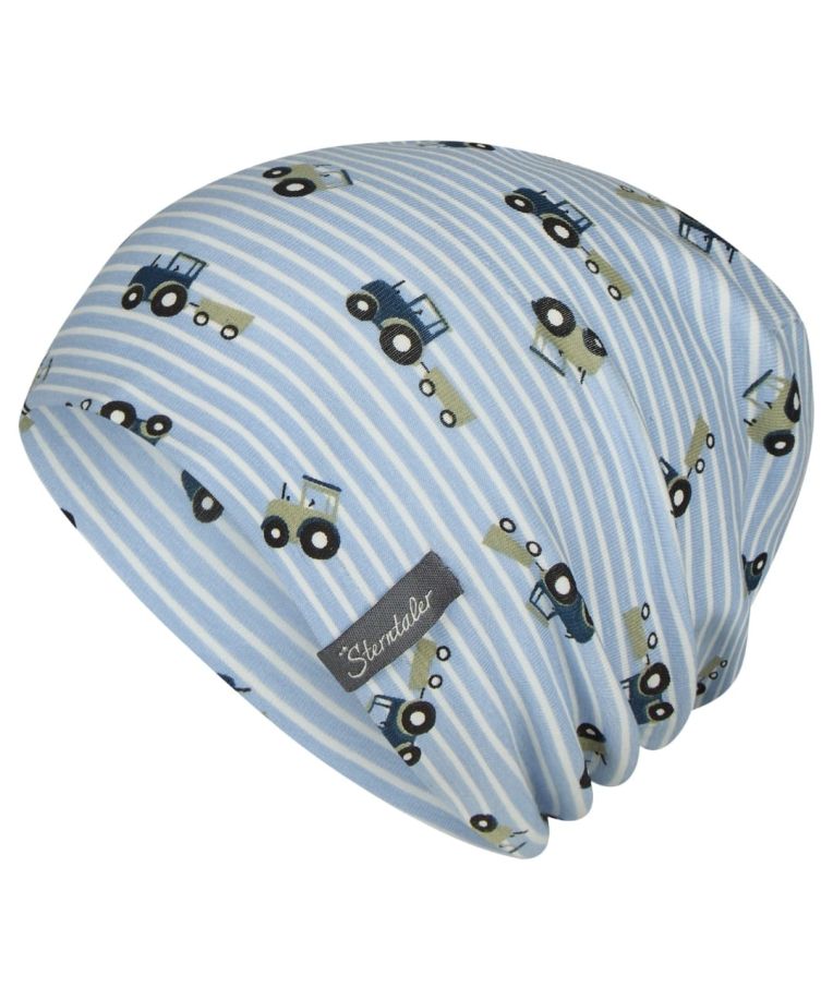 Vaiki&scaron;ka beanie kepurė &bdquo;Traktoriukas Dangaus melsvumas 313 1