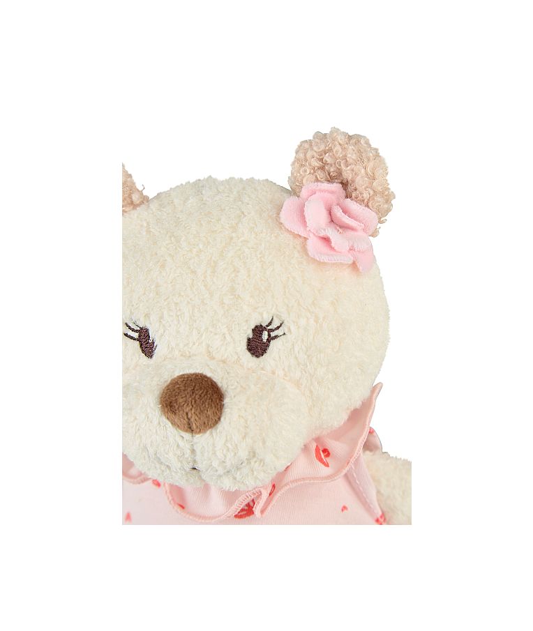 Mink&scaron;tas pliu&scaron;inis žaislas Me&scaron;kutė Betty, 24 cm Perlo balta 903 5