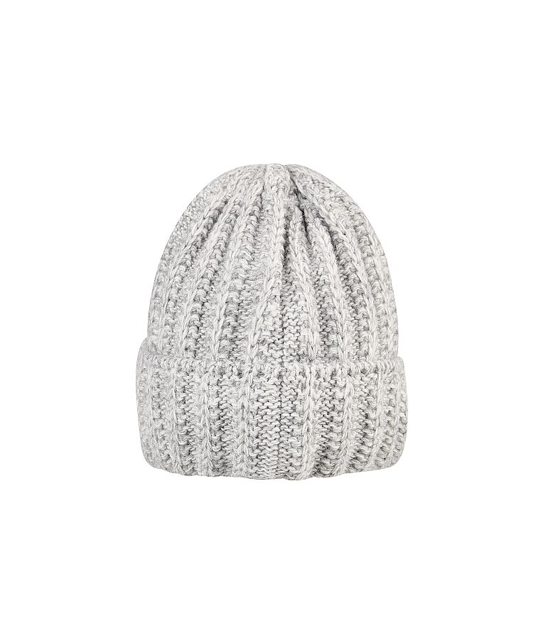 Megzta vaiki&scaron;ka beanie kepurė, vienguba Pilka 542 2
