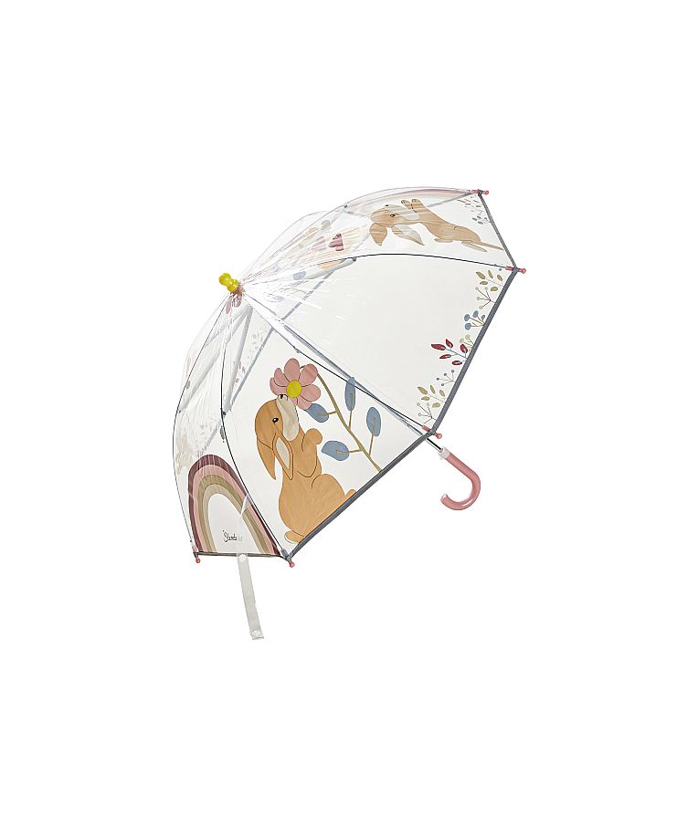 Vaiki&scaron;kas skaidrus skėtis Hanni, 60 cm. Žalsva 105 2