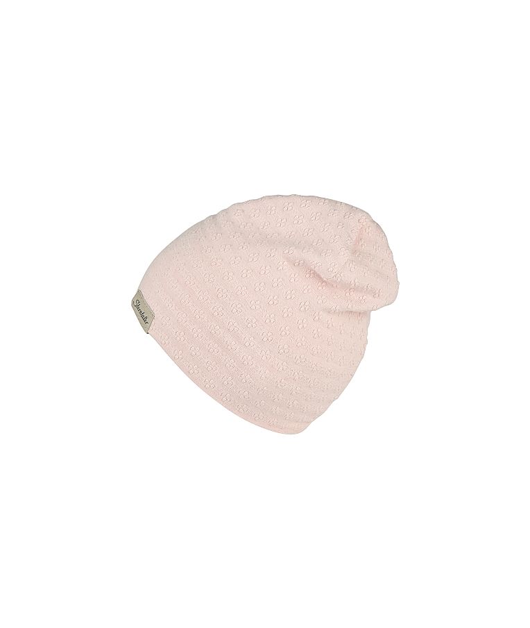 Vaiki&scaron;ka kepurė beanie Tekstūriniai ta&scaron;kučiai &Scaron;velniai rausva 707 5