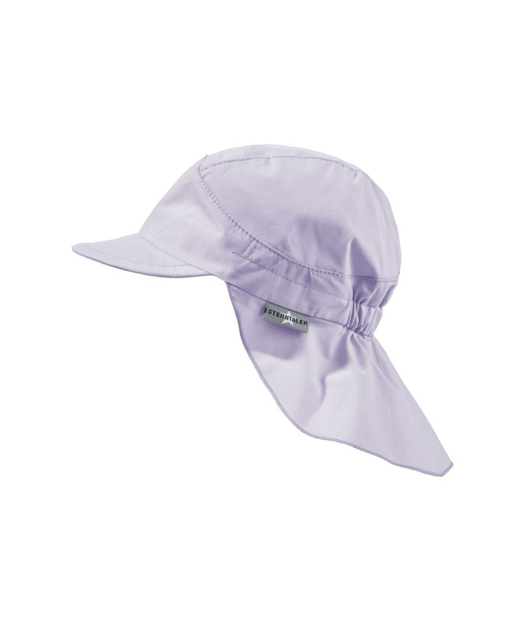 Vasarinė kepurė vaikams su kaklo apsauga One colour Alyvinė 660 3