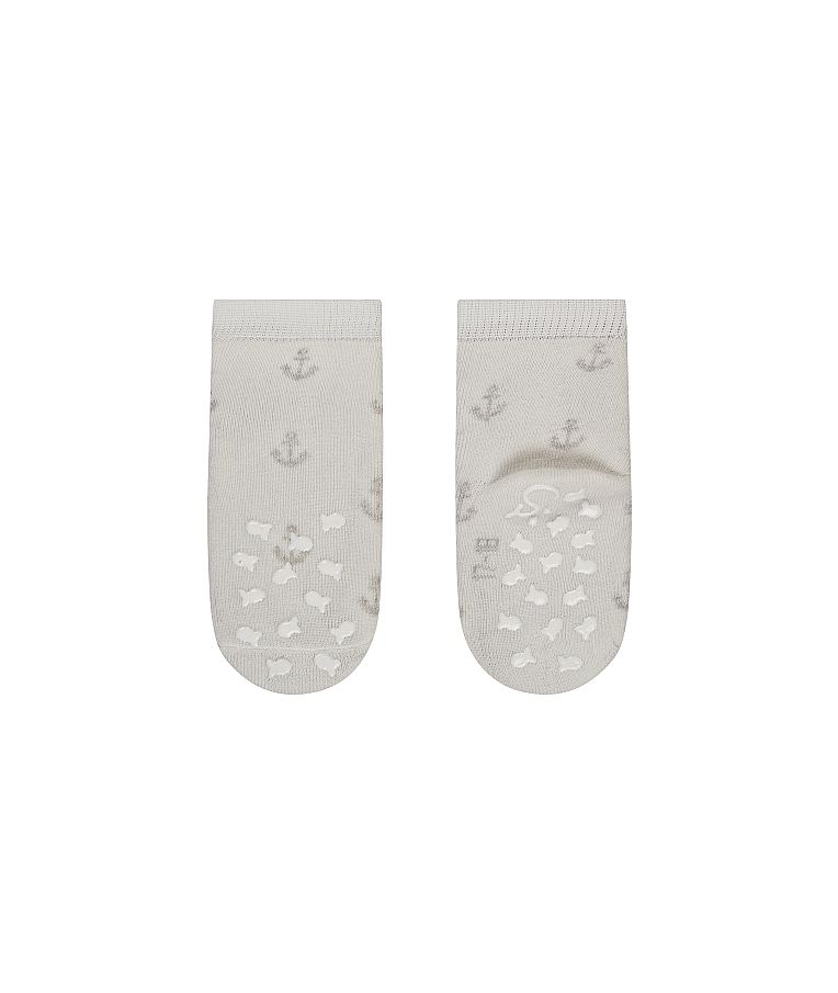 Frotinės ropojimo kojinės vaikams Begemotas, 2 poros (18-22 dydžiai) Pilk&scaron;va 518 3