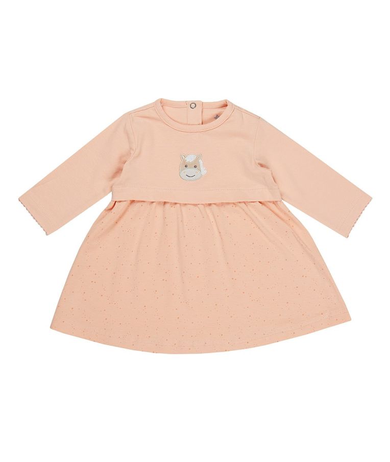 Vaiki&scaron;ka suknelė Arkliukas Sunny 56-86 cm. Persikinė 810 1