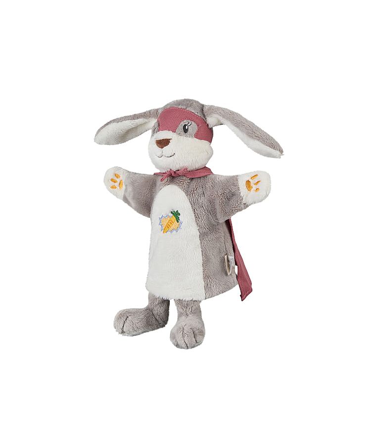 Teatro lėlė, maunama ant rankos Super zuikis, 30 cm Pilkai ruda 599 1