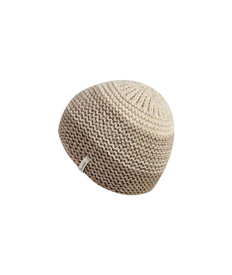 Megzta beanie kepurė vaikams Spalvota &Scaron;velni kreminė 935 5