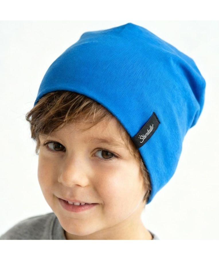 Vaiki&scaron;ka trikotažinė Beanie kepurė Baby blue 304 7