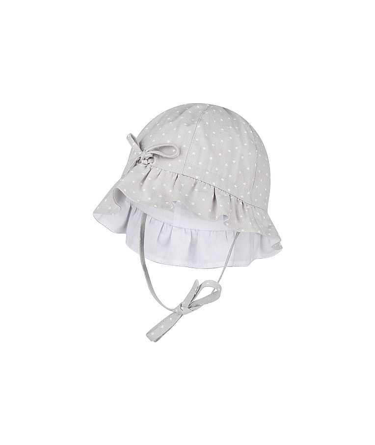 Vaiki&scaron;ka skrybėlė su rai&scaron;teliais Mažos &scaron;irdelės Pilk&scaron;va 518 1