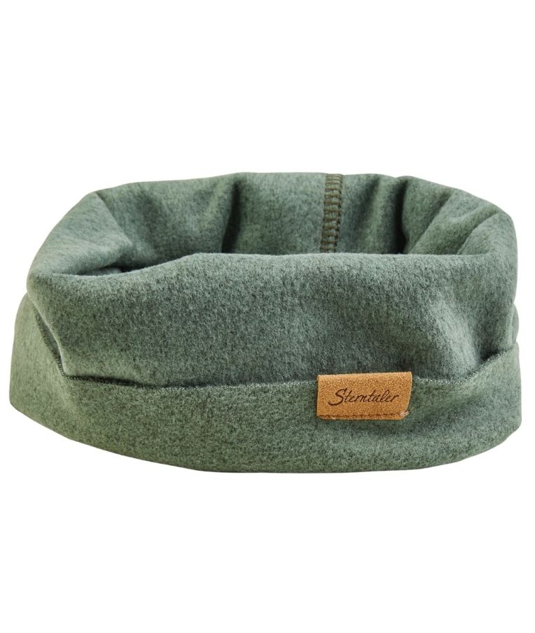 Vaiki&scaron;ka, storesnio trikotažo kaklo mova, Melanžas Smaragdo žalia 255 1