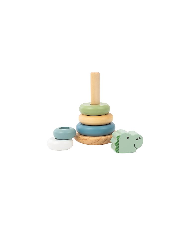 Medinė lavinamoji piramidė Rexi 14,3 cm Spalvotas 999 4