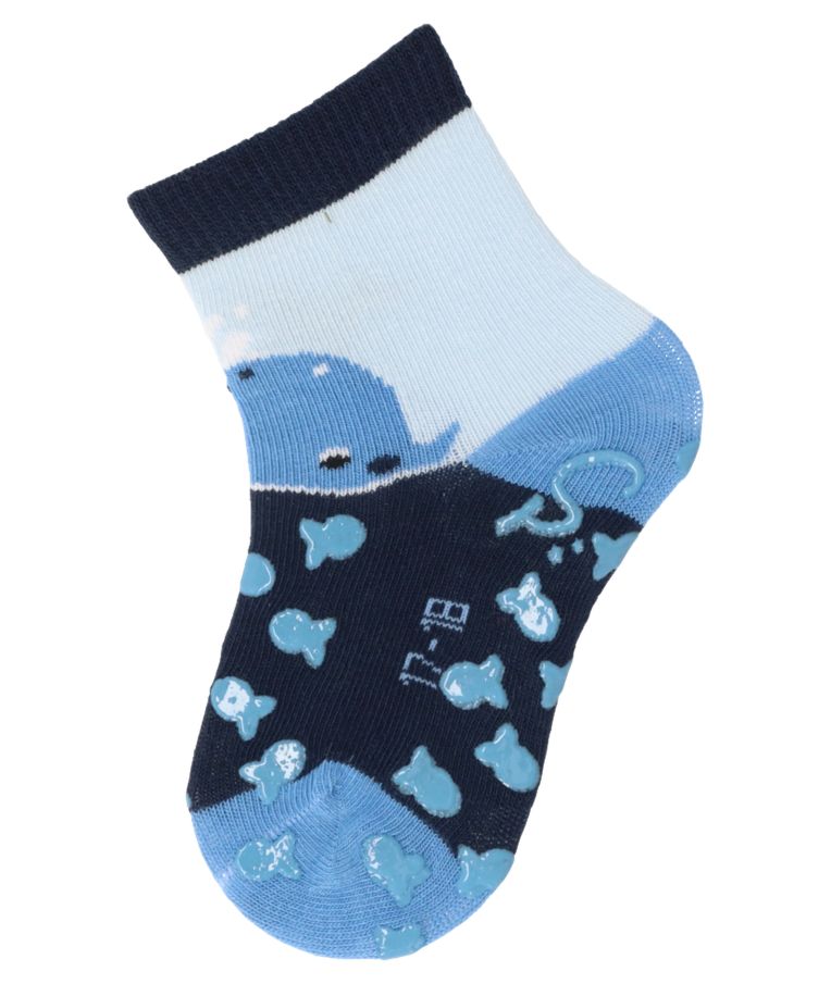 Ropojimo kojinės vaikams Banginis, 2 poros (18-22 dydžiai) Tamsiai mėlyna 300 2
