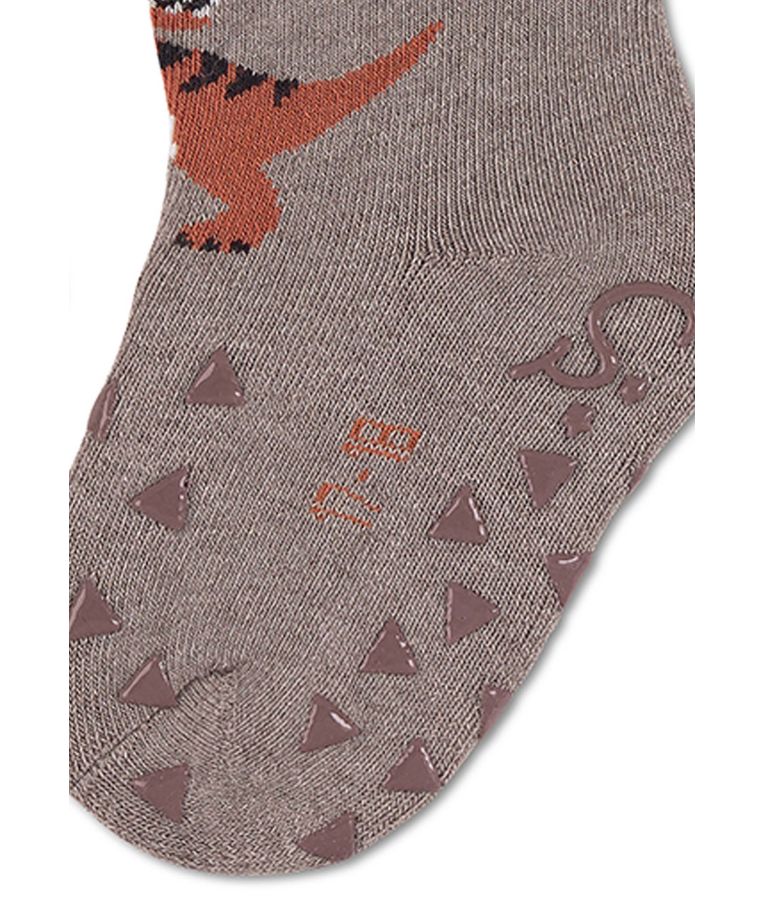 Frotinės ropojimo kojinės vaikams T-REX, 2 poros (18-22 dydžiai) Pastelinė mėta 210 5