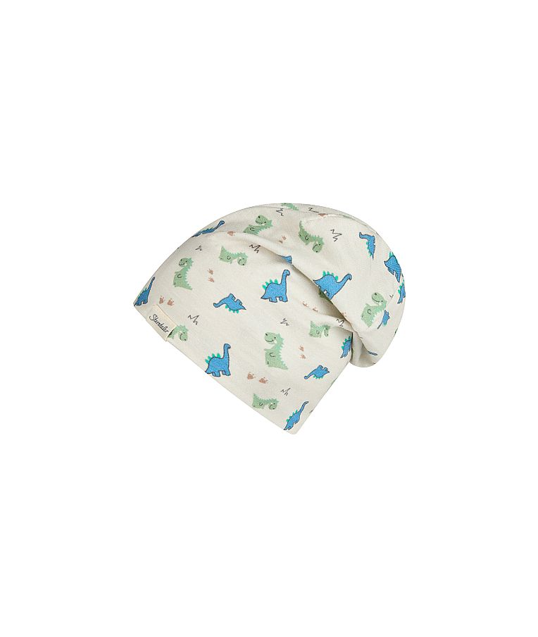 Beanie kepurė vaikams Dinozauriukai &Scaron;velni kreminė 935 4
