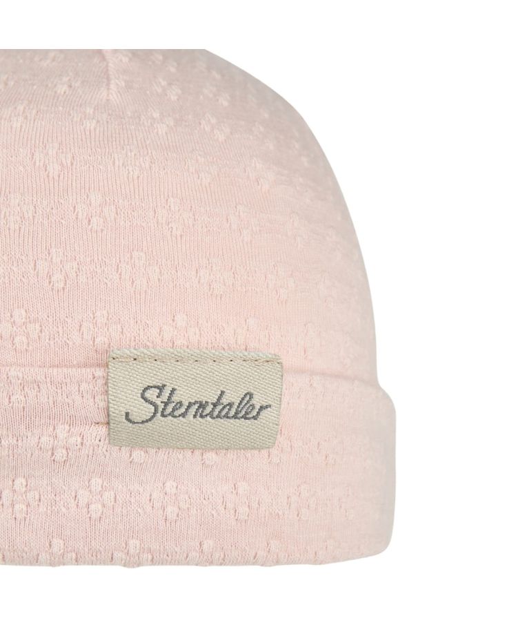 Vaiki&scaron;ka kepurė beanie Tekstūriniai ta&scaron;kučiai &Scaron;velniai rausva 707 4