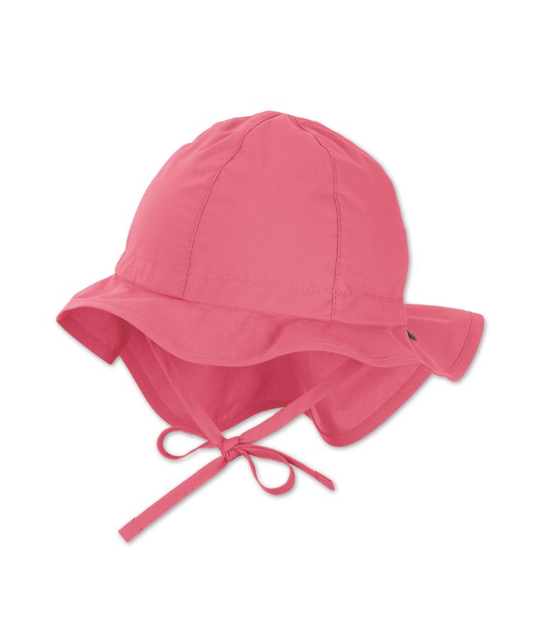 Vienspalvė vaikiška kepurė su kaklo apsauga Prigesinta rožinė 835 1