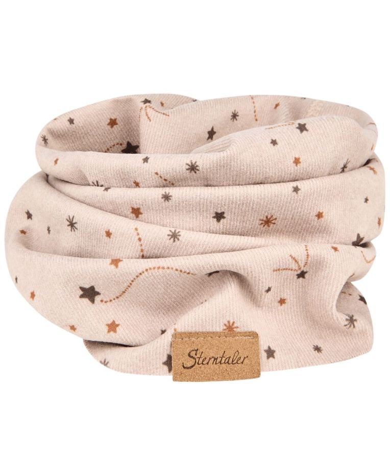 Trikotažinė kaklo mova vaikams Žvaigždynas &Scaron;velni kreminė 935 1