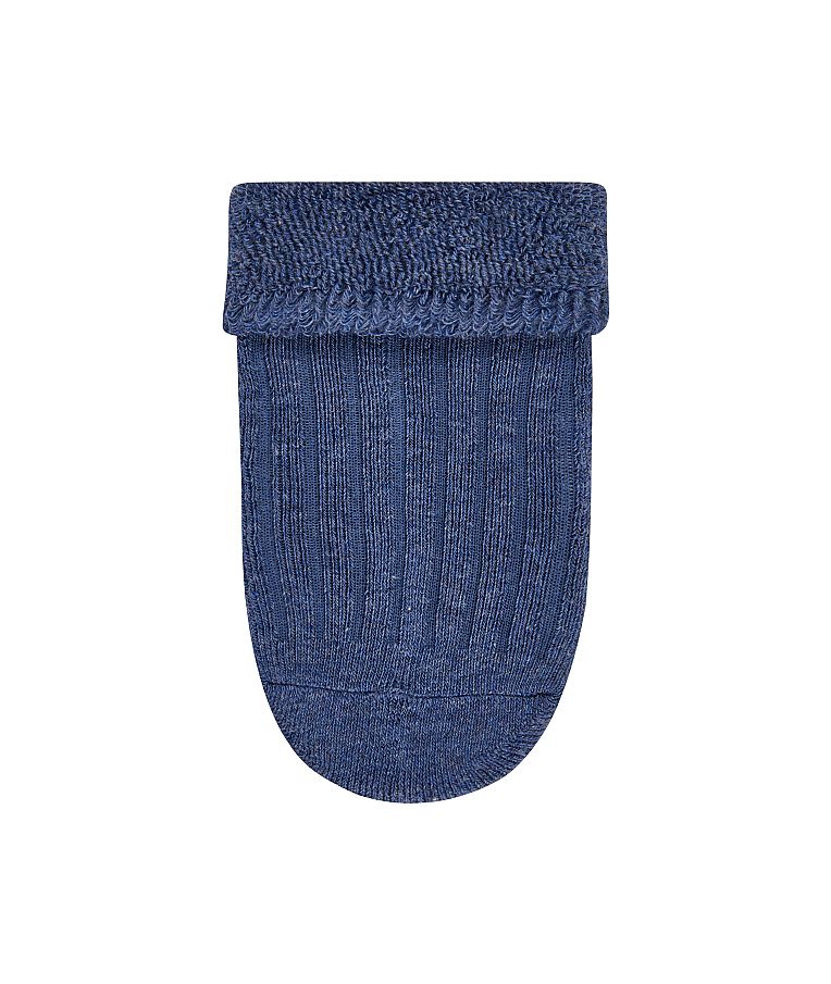 Frotinės kojinės kūdikiams ONE colour (14-18 dydžiai) Džinso mėlyna 347 2