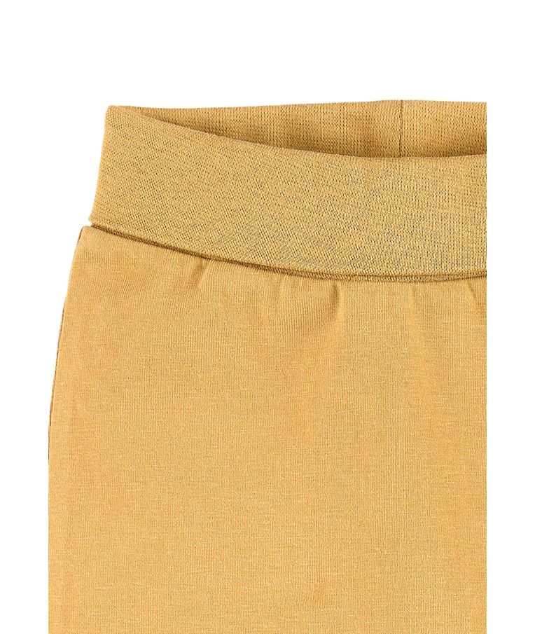 Kelnės vaikams Geltonos trikotažinės 68-86cm., pailgintu liemeniu Geltona 115 5