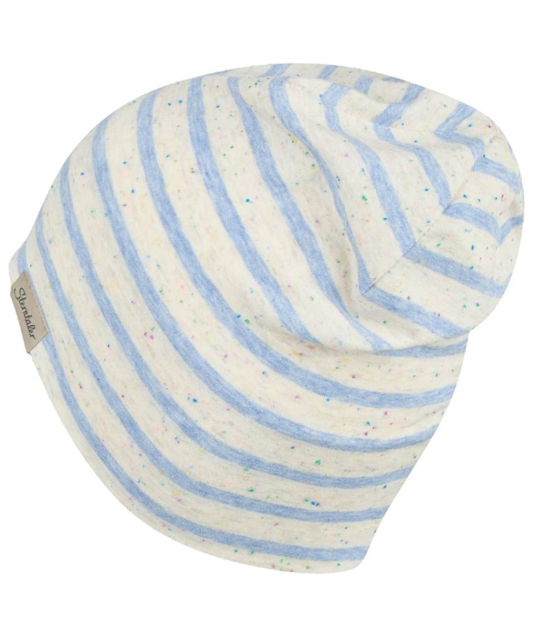 Vaiki&scaron;ka kepurė beanie Dryžuota su ta&scaron;keliais Kobalto mėlyna 315 4