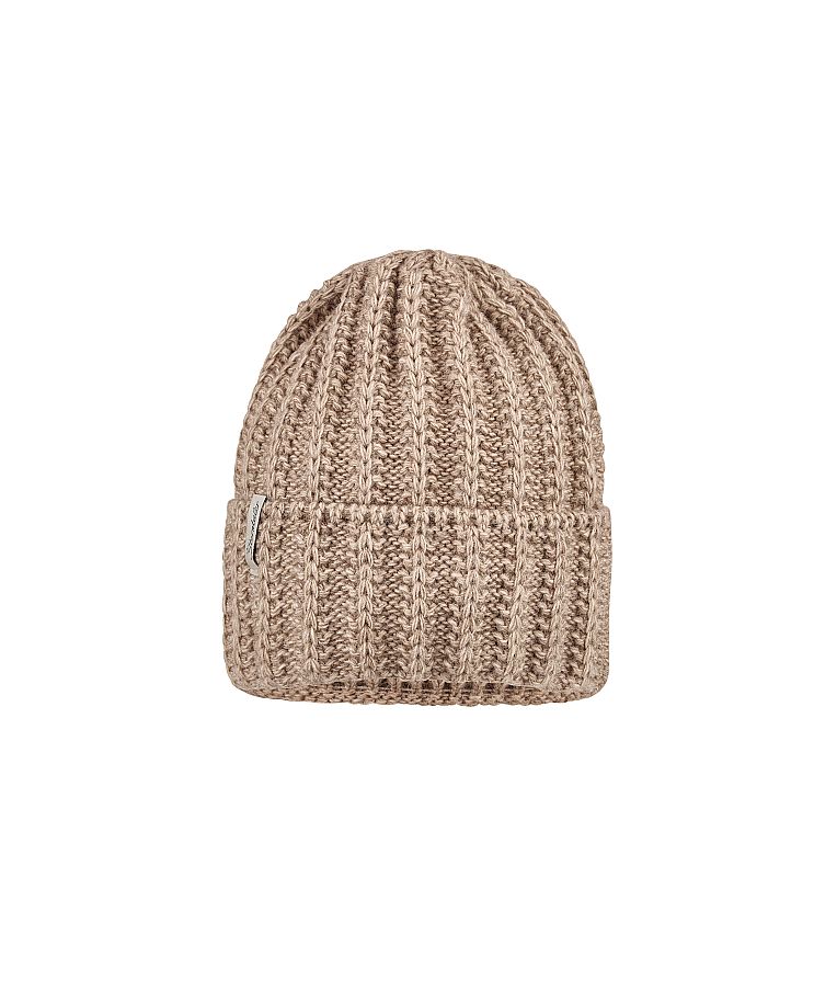 Megzta vaiki&scaron;ka beanie kepurė, vienguba &Scaron;velni kreminė 935 3