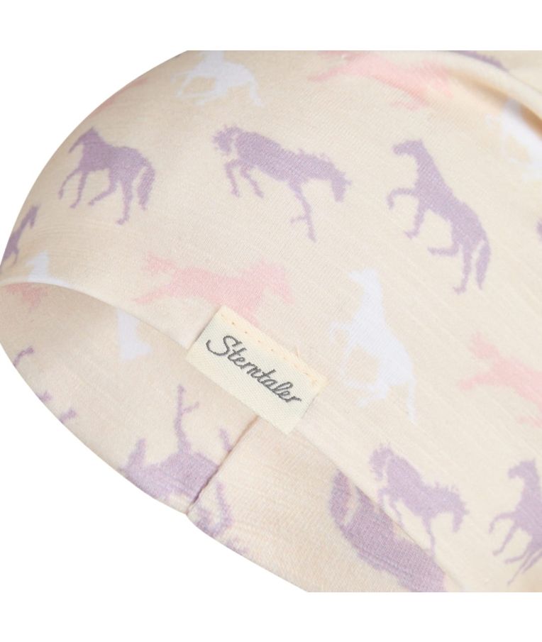 Vaiki&scaron;ka kepurė beanie Arkliukai Balta 908 5