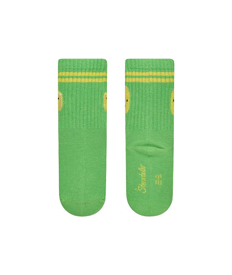 Medvilninės kojinės vaikams Ledų skoniai, 3 poros (18-34 dydžiai) Skaisti balta 500 4