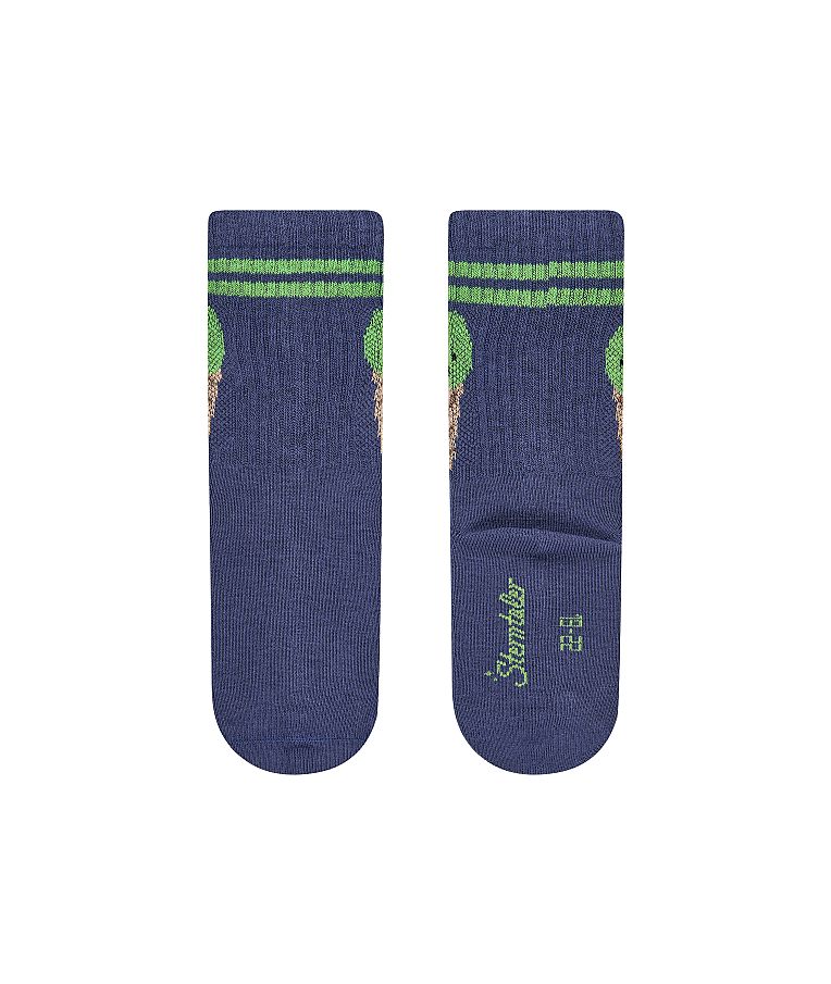 Medvilninės kojinės vaikams Ledų skoniai, 3 poros (18-34 dydžiai) Skaisti balta 500 5