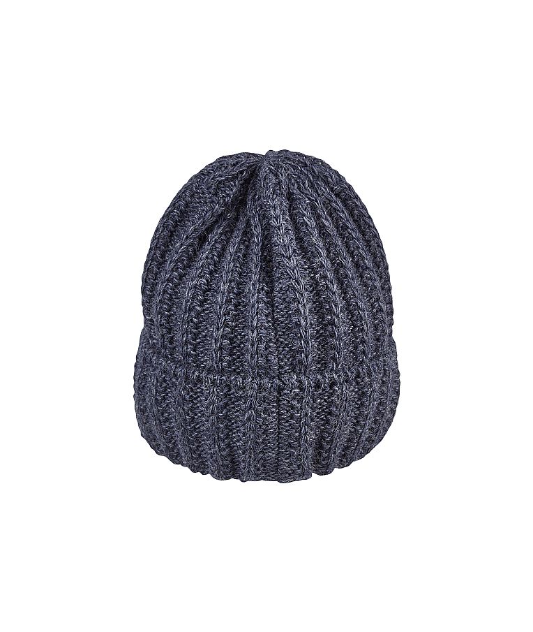 Megzta vaiki&scaron;ka beanie kepurė, vienguba Tamsiai mėlyna 300 2