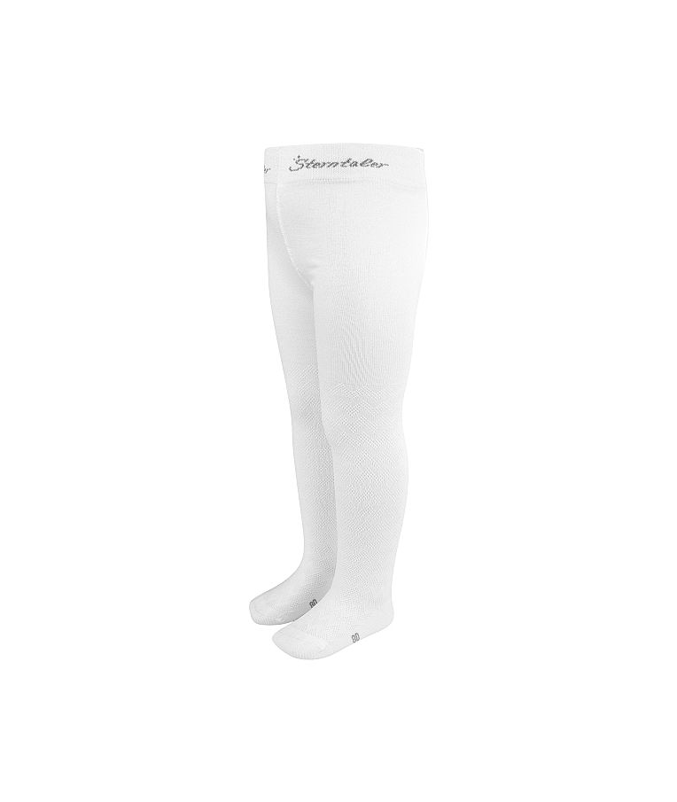 Vaiki&scaron;kos vienspalvės pėdkelnės Ažūrinės (62-128 dydžiai) Skaisti balta 500 3