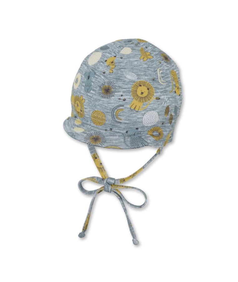 Vienguba vaikiška trikotažinė kepurė kūdikiams geltona-115 1